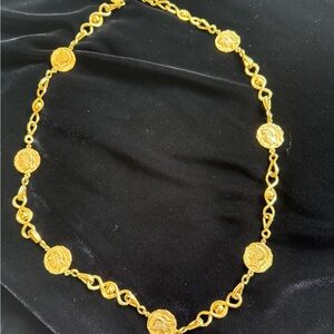 Chic 31” Gold Coin Necklace